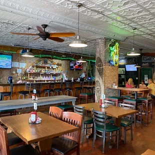 the interior of the restaurant