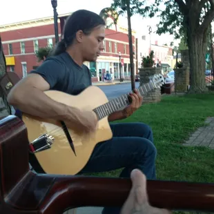 There is always music in downtown New Richmond!