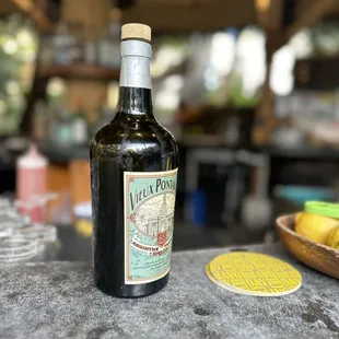 One of the few bars in Waikīkī that serve authentic French Absinthe