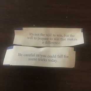 The double &quot;fortune&quot;