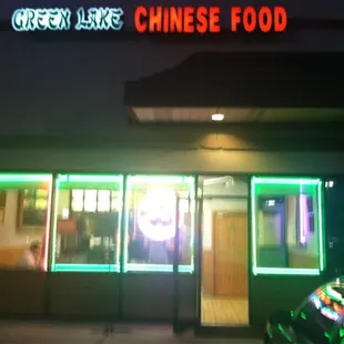 outside