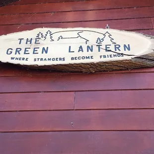 a sign on the side of a building