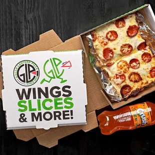 wings slices and more