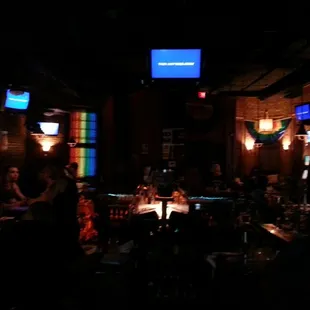 Just a shot of the bar during karaoke