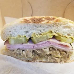 Inside of the Cuban. SOOO delish!