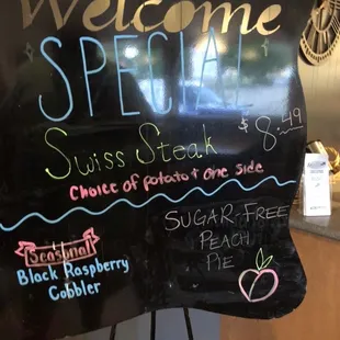 Specials board