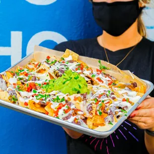 nachos, food