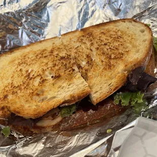 Grilled Turkey Pesto Provo Sandwich