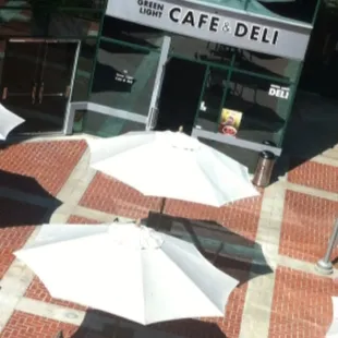 across from the fountain