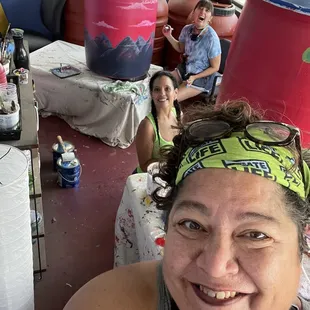 Lauren, Shira and I get our creative on!