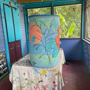 I love painting the backside of the barrels too.