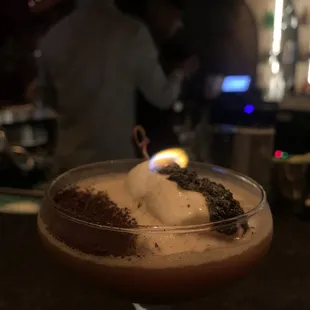 Toasted S'more Martini (Made by Pedro)