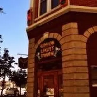 the front of the building