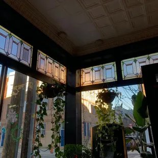 stained glass windows