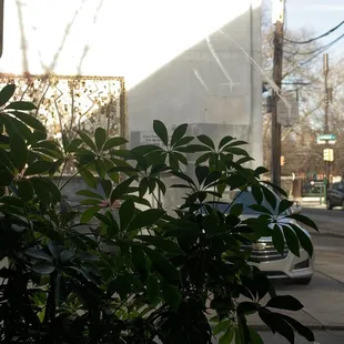 a view of a street corner