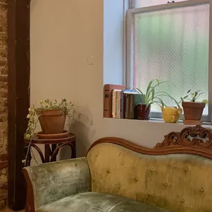 couch in the back room