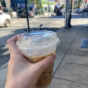 Iced chai latte