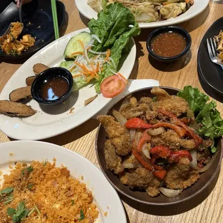 F4. Crunchy Fish Served with Ginger Sauce