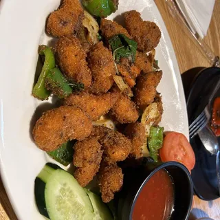 F10. Sautee Crunchy Shrimp with Pepper