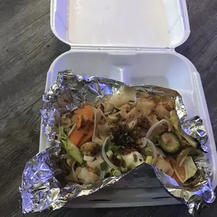 It doesn't even look appetizing when you open the carton and the smell Smells like something out of a garbage dump