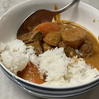 Slow Cooked Beef Panang Curry.