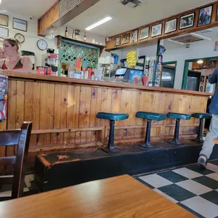 a man sitting at the bar