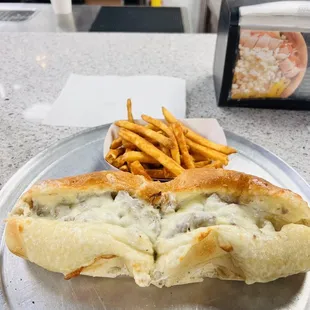 Cheesesteak and Tiramisu!