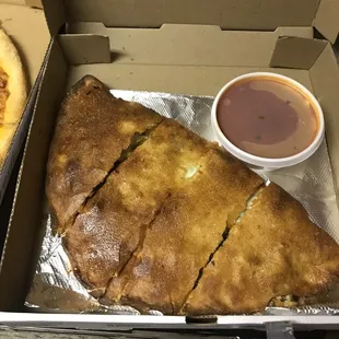 Veggie calzone