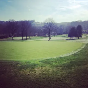 The 1st green