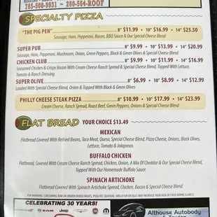 Updated menu 2/2025