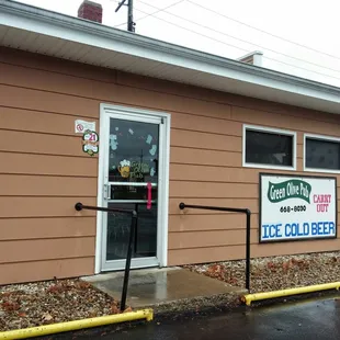 Exterior side entrance