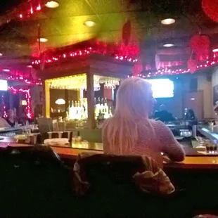 A bar lost in time, a '60s martini bar.