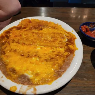 Cheese enchiladas lunch special.