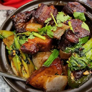 Pork belly clay pot. Fantastic