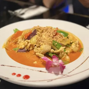 Panang Curry w/ Chicken $17