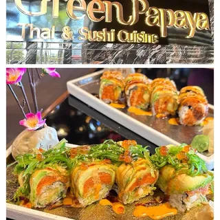 Green Papaya Special Roll