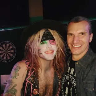 Me hanging with Sam Spade from the Midnight Devils