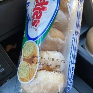 Hostess Donettes Glaze. The Donettes have been EXPIRED BEST BY: FEB.06.2021 it was dry with some small green stuff.