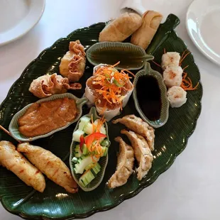 Sampler platter