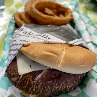 Vegetarian Portobello Mushroom Sandwich