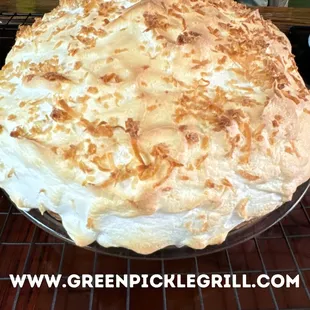 House Made Coconut Meringue Pies