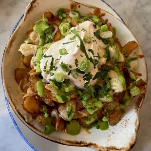 Crab nachos
