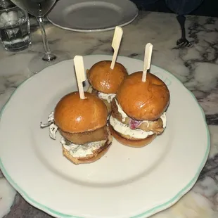 Little Fried Fish Sandwiches