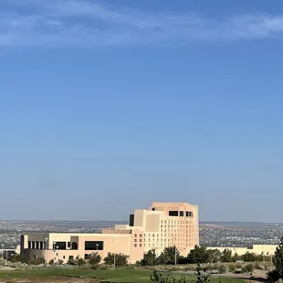 View from the road of Sandia Casino