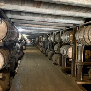 One of five rick houses on site. They have fifteen off-site in the area.