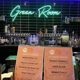 Featured drinks for Bacardi x Trendsetters event (10/28)