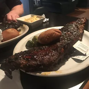 Full rack of ribs.
