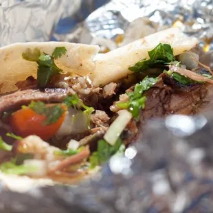 Skirt steak taco