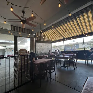 Outside seating area