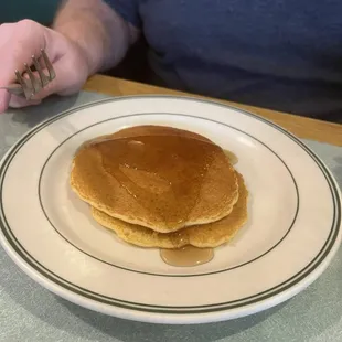 Pancakes that came with skillet